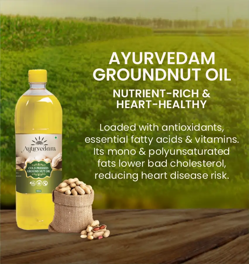 Groundnut Oil Creative by Ayurvedam
