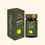 A bottle of Rasayan Tablet by Ayurvedam containing 60 tablets
