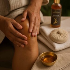 person-applying-joint-pain-relief-calright-oil