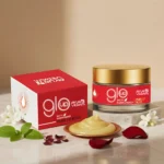 A jar of kumkumadi pure lip bliss cream by Ayurvedam