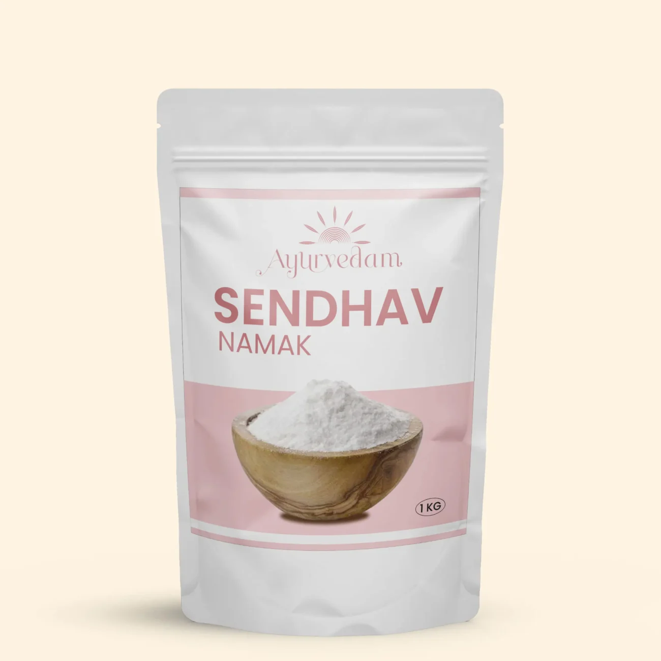 A Packet of Sendhav Namak by Ayurvedam