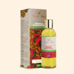 Wrinkle Warrior Oil, an ayurvedic body massage oil along with its package by Ayurvedam