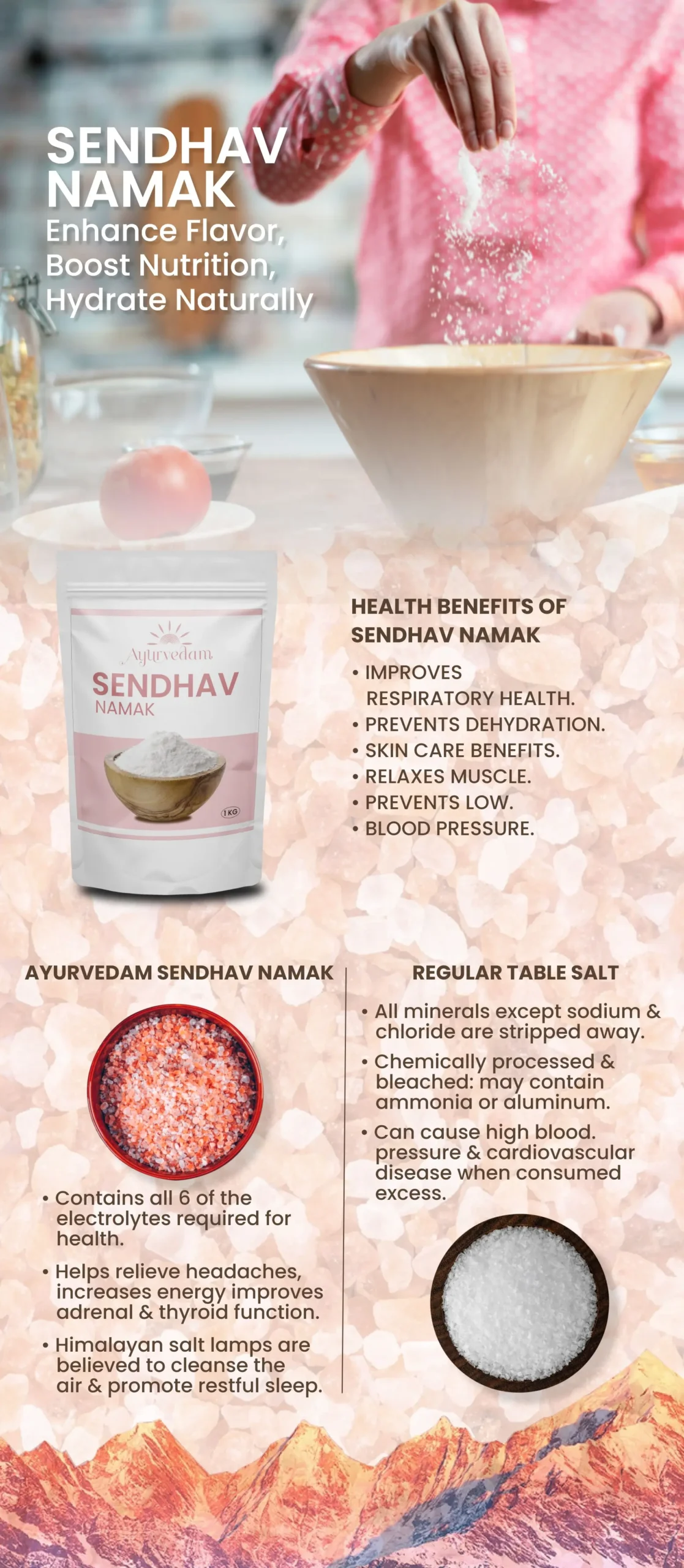 Sendha Namak Benefits by Ayurvedam