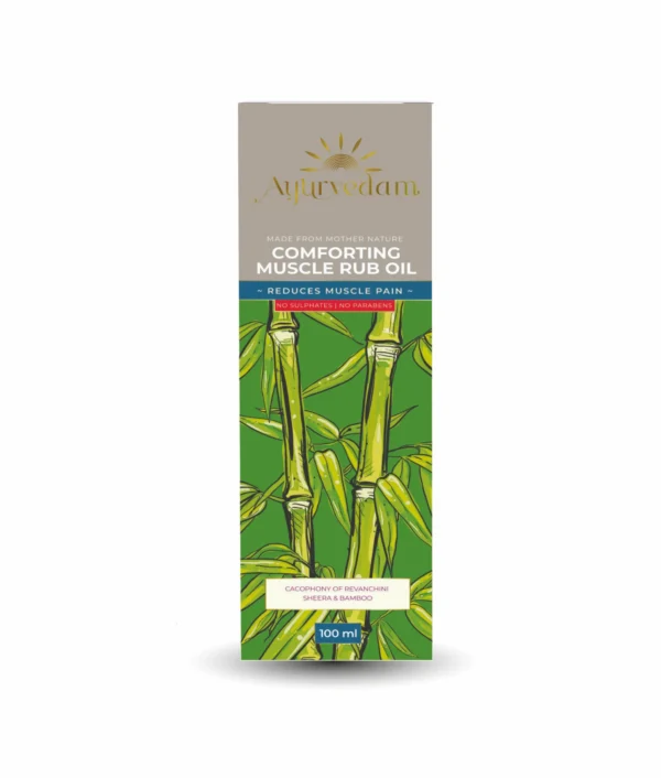 Front View of Comforting Muscle Rub Oil