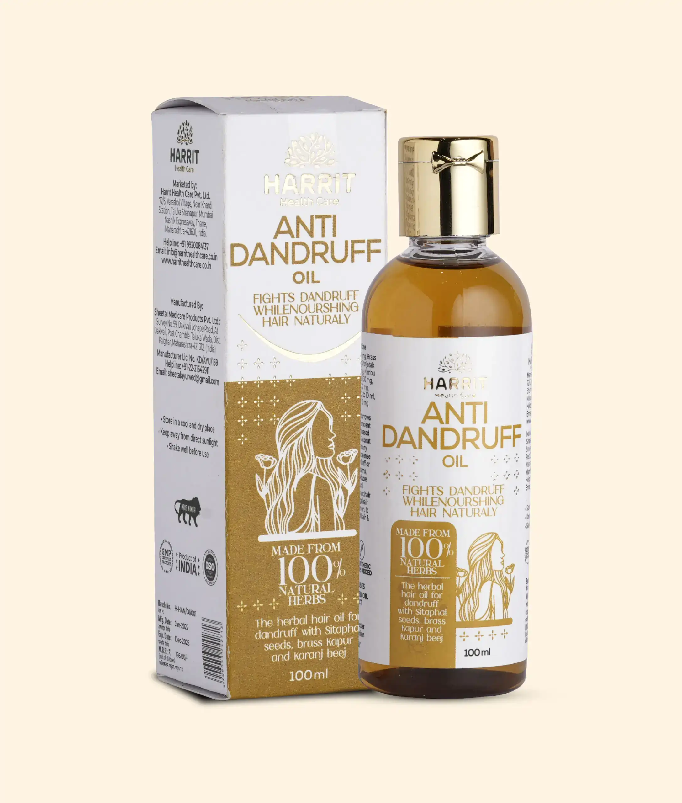 Buy Anti Dandruff Oil online by Ayurvedam
