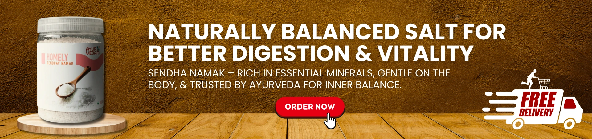 White Sendhav Namak Jar of 250g by Ayurvedam