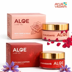 Aloe Rose & Saffron Gold Luxe Gel Combo